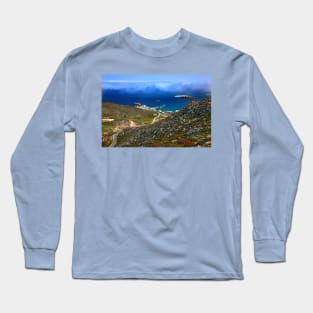 Low clouds over the Aegean - Folegandros island Long Sleeve T-Shirt